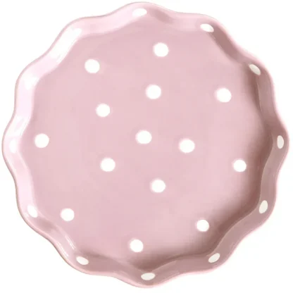 Polka Dot Ruffle Edge Dish Set - Image 4